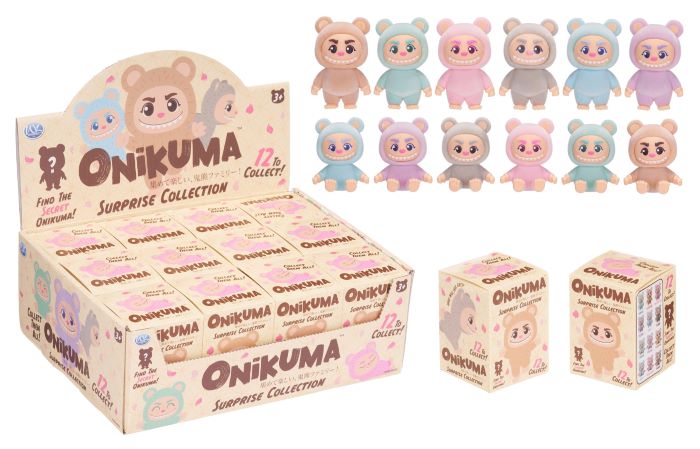 ONIKUMA Ciondolo per Borsa 3D 8cm Floccato 12ass In blind box – In espo da 12pz…x96